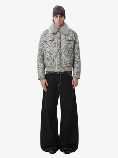 Leopard Fleece Jacket