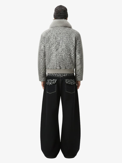 Leopard Fleece Jacket