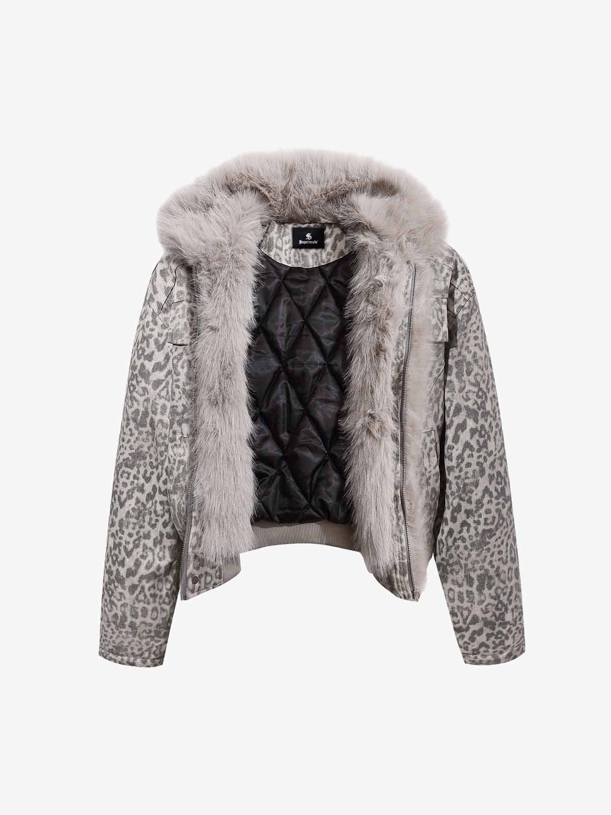 Leopard Fleece Jacket