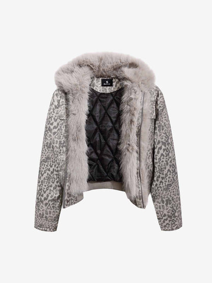 Leopard Fleece Jacket