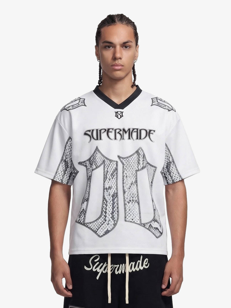 Jersey Style Snake Print T-Shirt