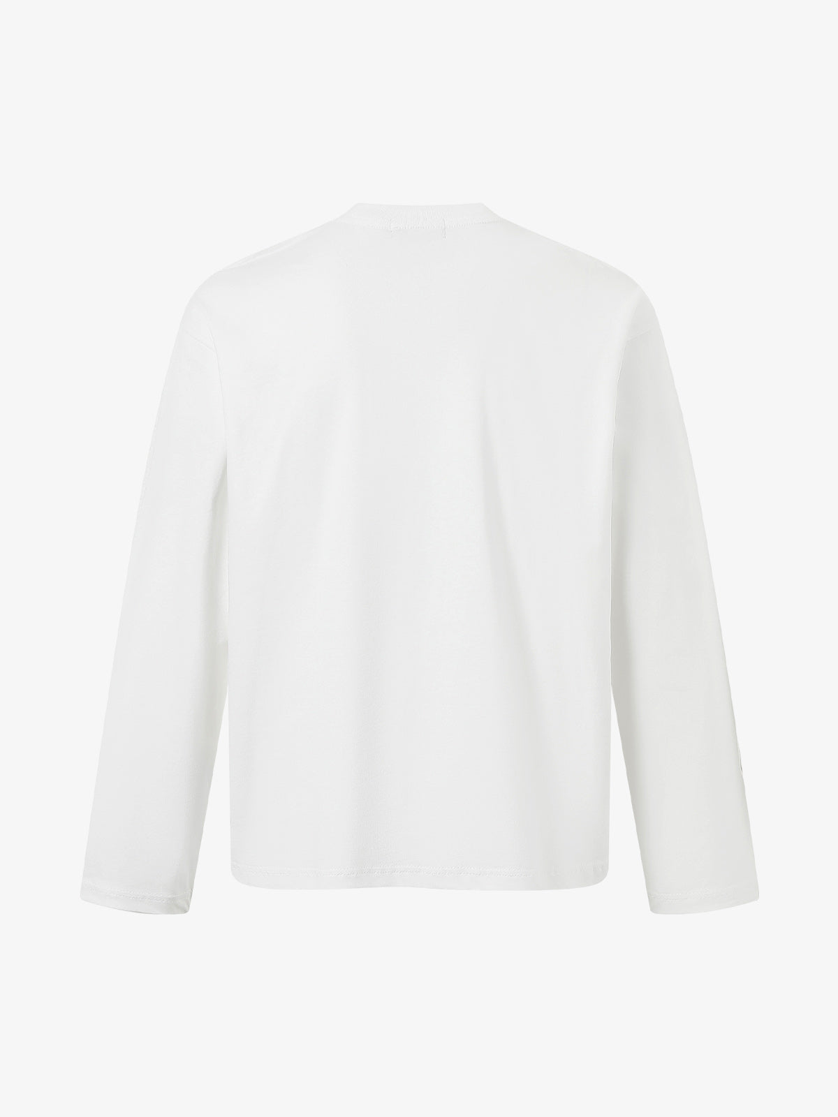Vintage Star Pattern Long-Sleeve Tee