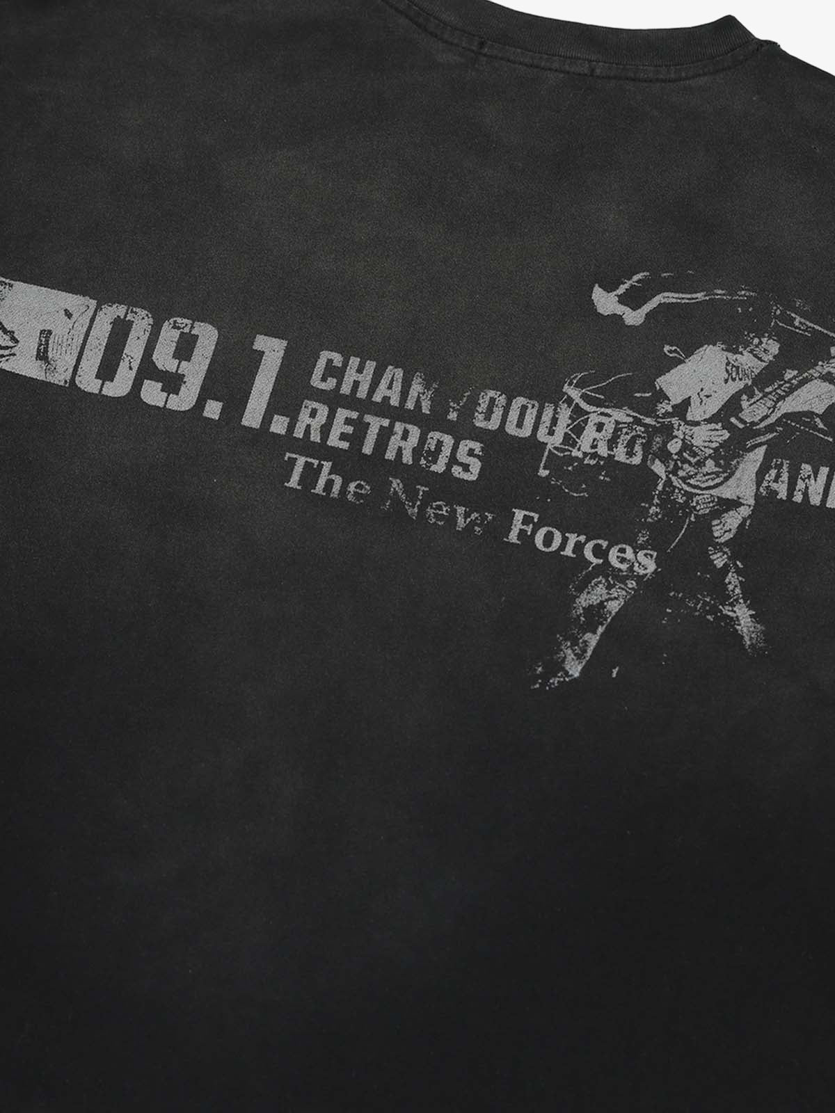 Vintage-Inspired NO. 09 Long Sleeve Tee