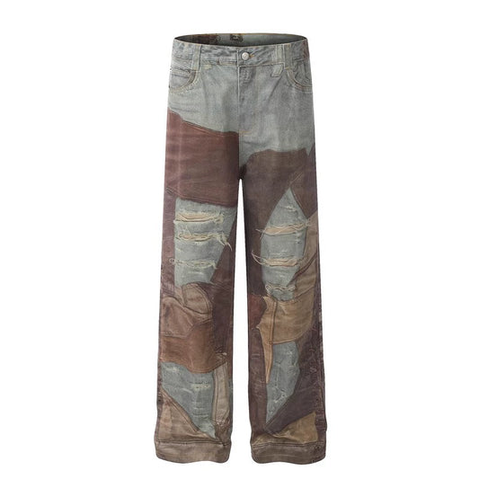 Reconstructed Mud-Wash Wide-Leg