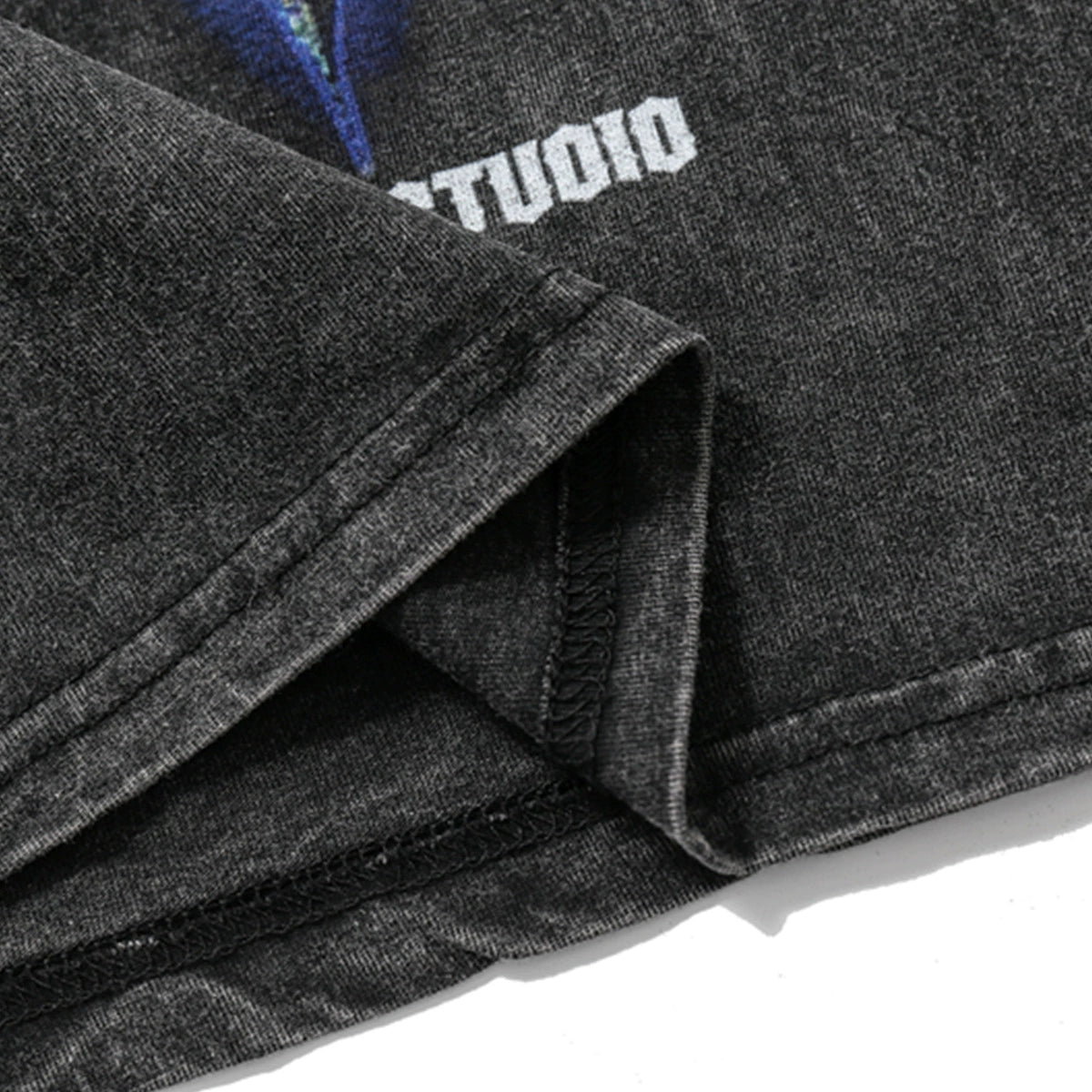 "Theos Studio" Acid-Wash Top