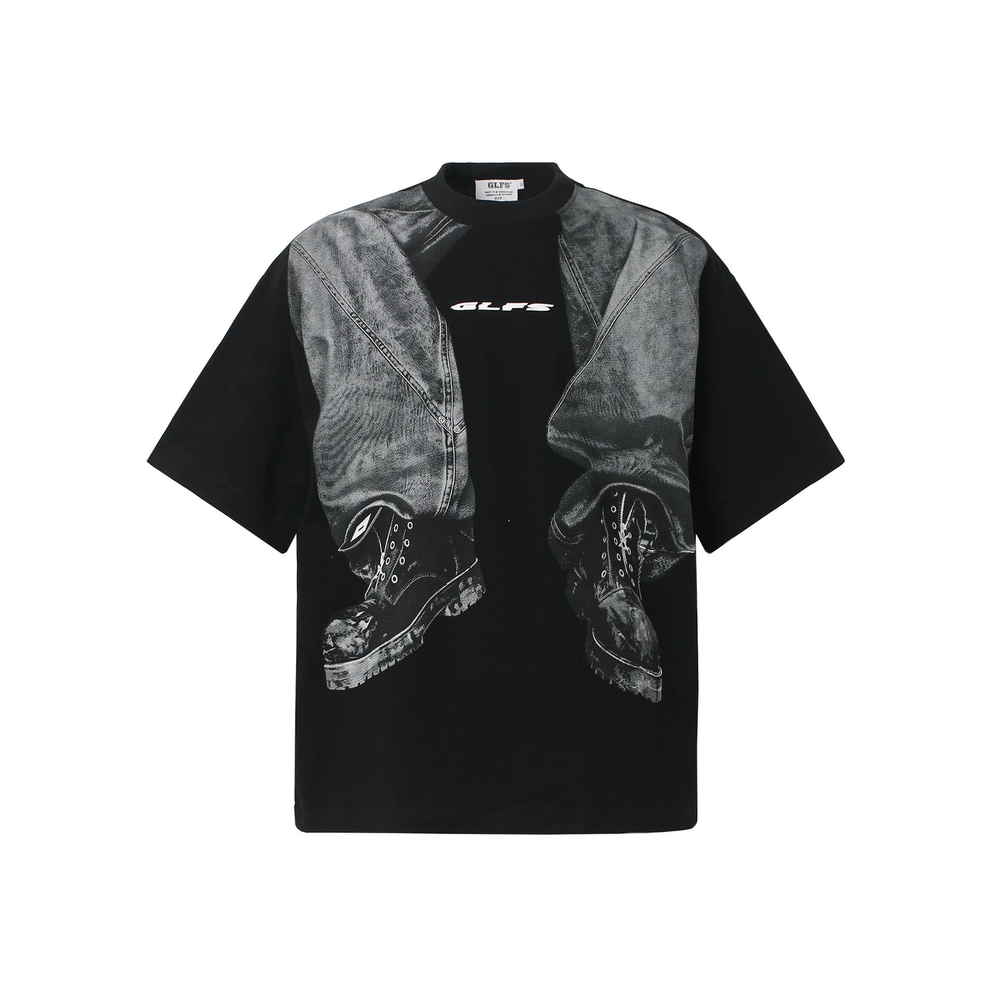 3D Trompe L’Oeil Graphic Tee - Short Sleeve