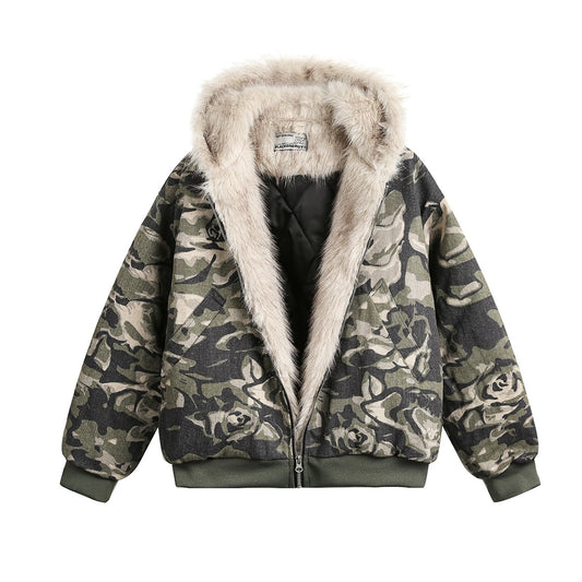 Camo Fur Jacket