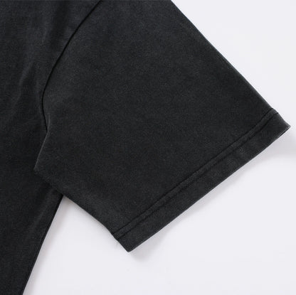 Spiked Yin-Yang Washed Tee
