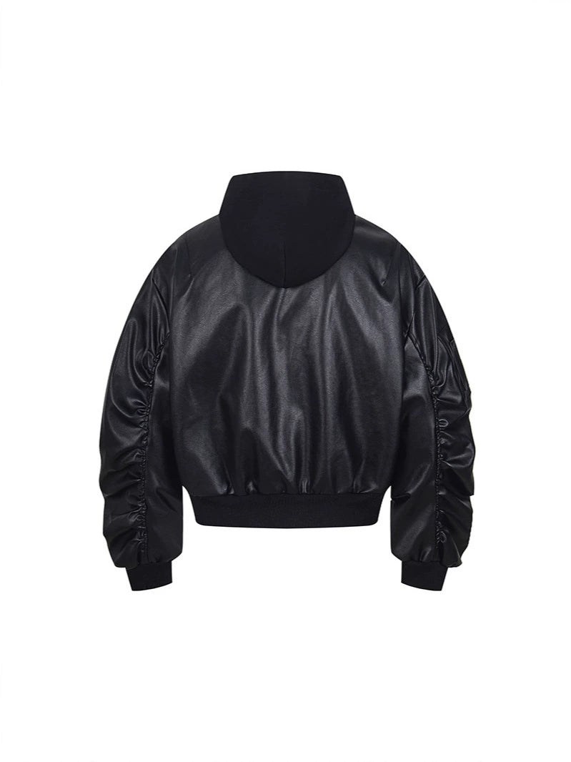 Burgundy Leather Layer