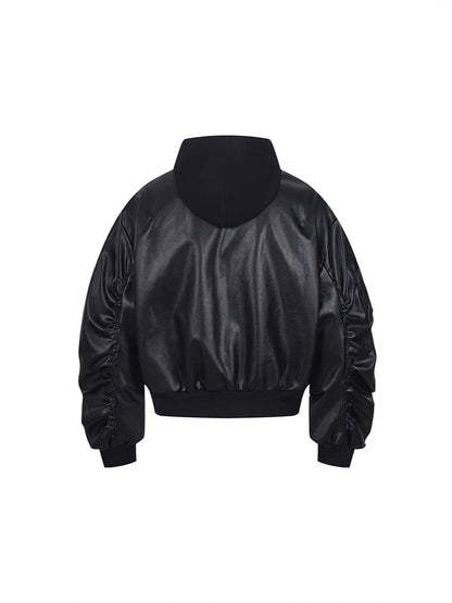 Burgundy Leather Layer