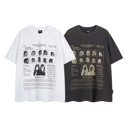 "Wanted" Fingerprint Tee