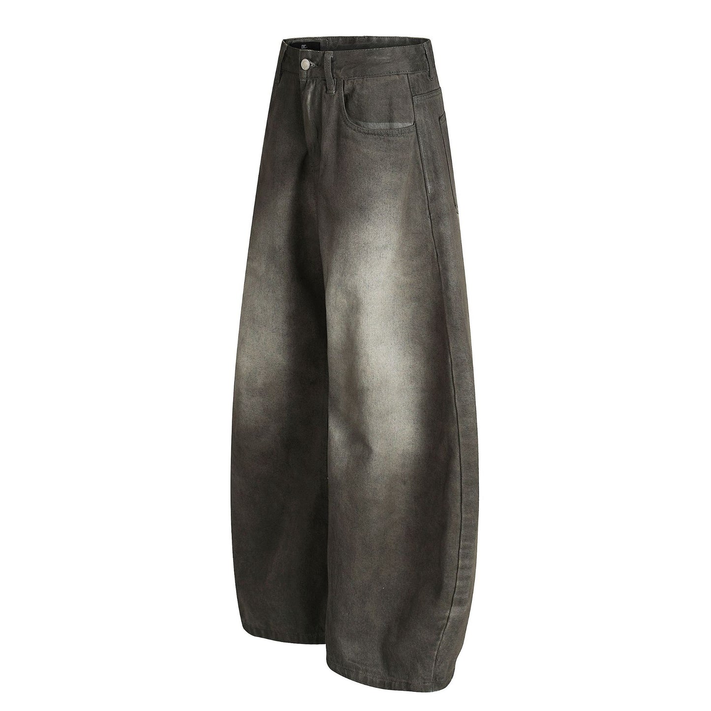 Vintage Washed Black High-End Retro Style