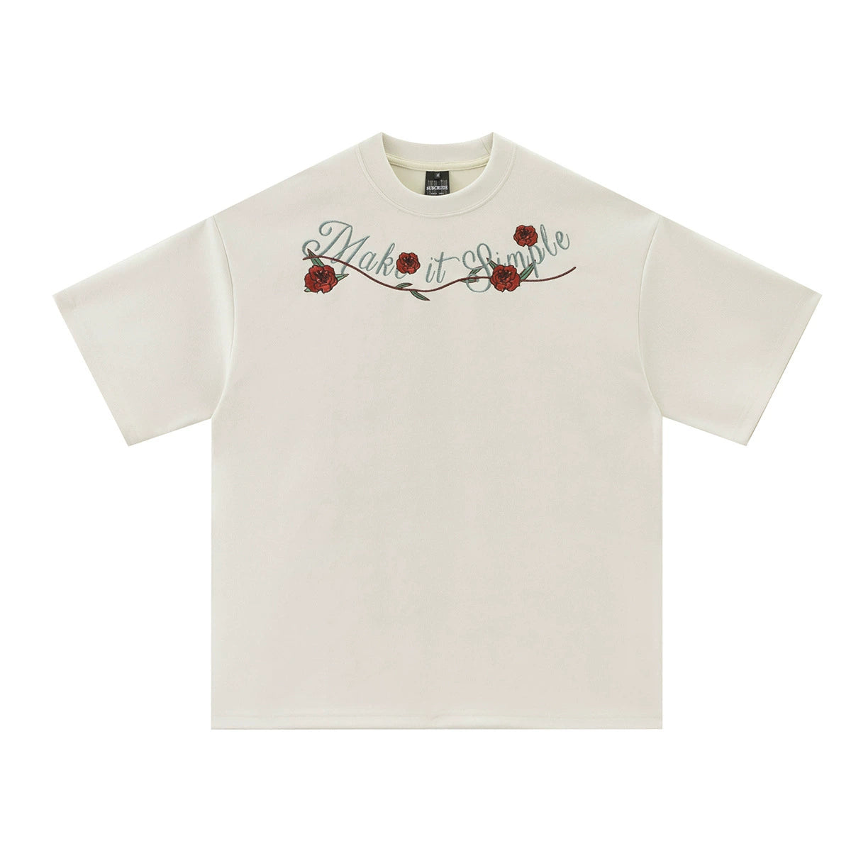"Make It Simple" Rose Tee