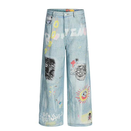 Acid-Wash Art-Collage