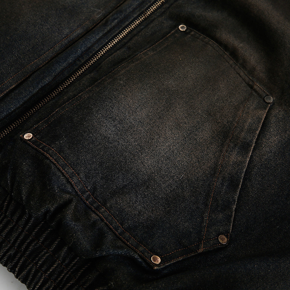 Faux Suede Fur-Lined jacket