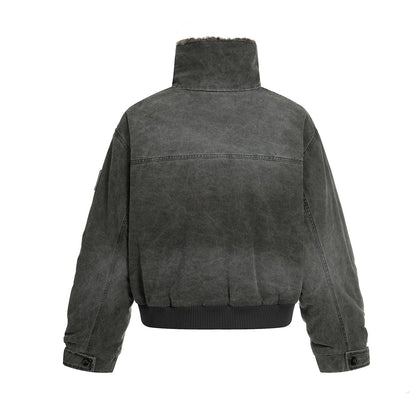 Charcoal Denim Sherpa