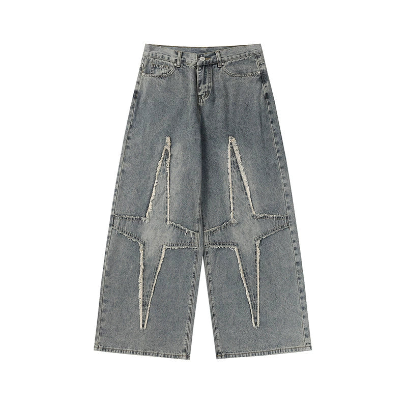 Star Washed Wide-Leg