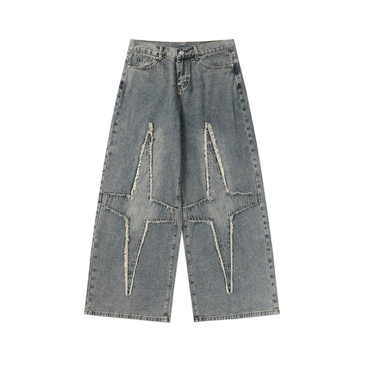 Star Washed Wide-Leg