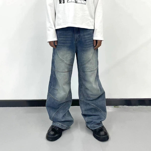 Contour Stitch Wide-Leg