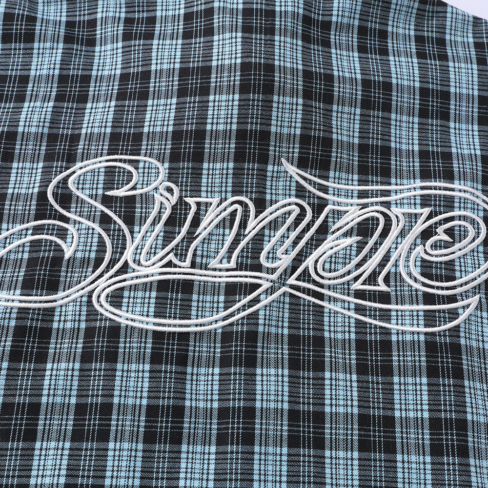 Crimson Plaid Overshirt