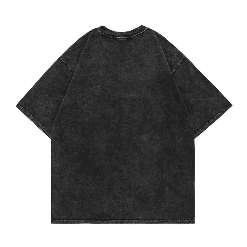 "Theos Studio" Acid-Wash Top