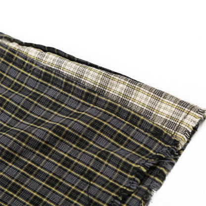 Frayed Tie-Dye Plaid