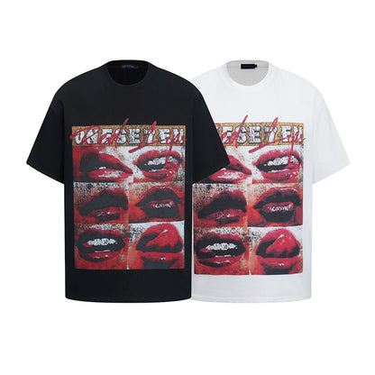 Red-Lip Montage Tee