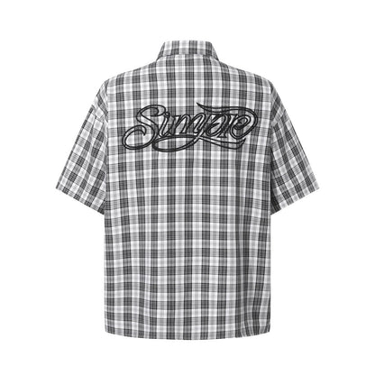 Crimson Plaid Overshirt