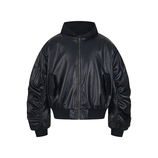 Burgundy Leather Layer