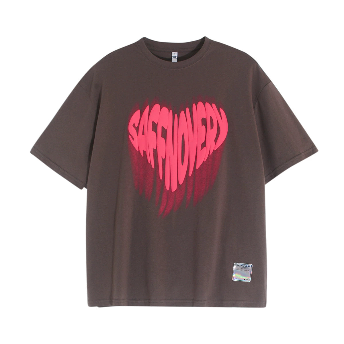 Pink Heart Warp-Tee