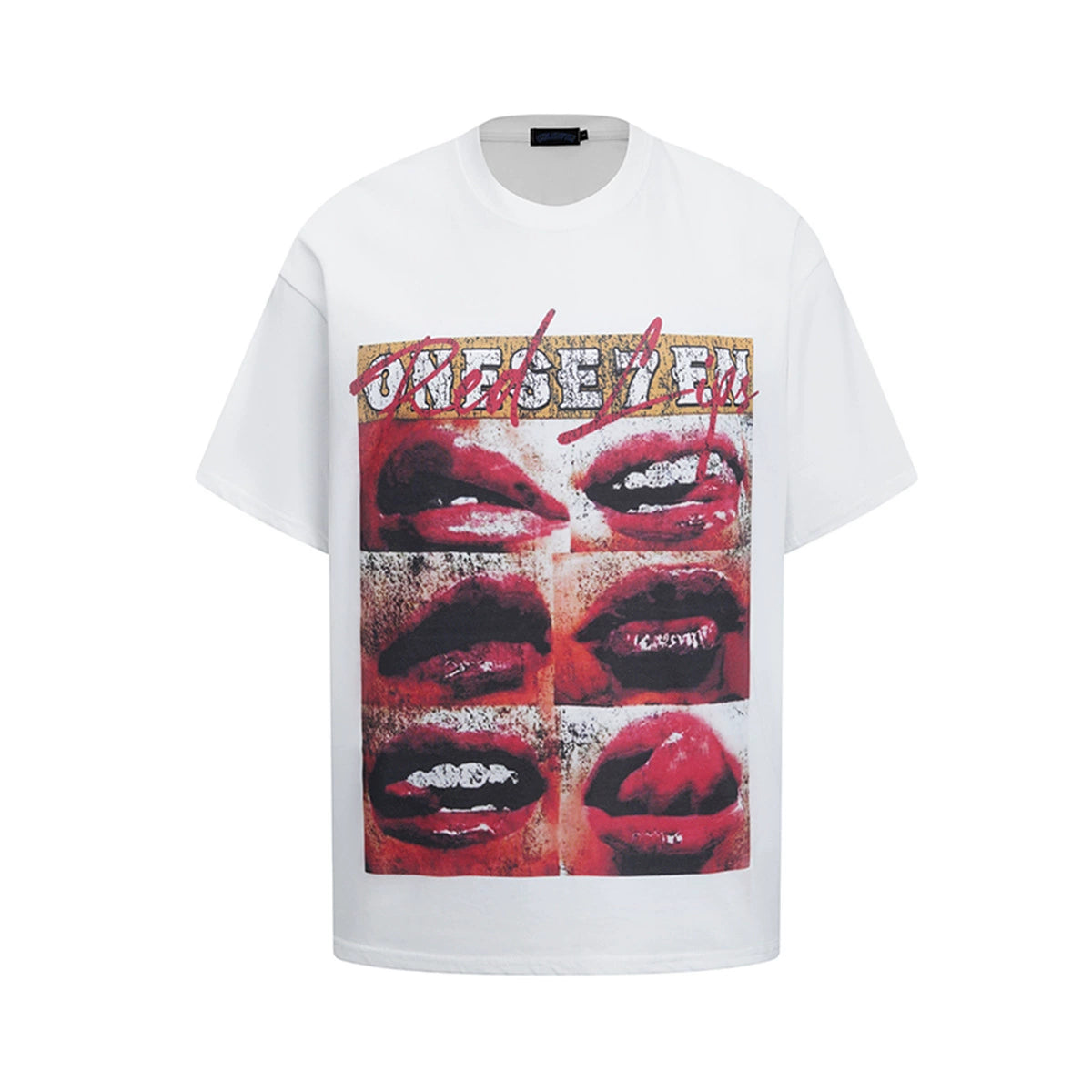Red-Lip Montage Tee