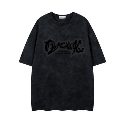 "Back" Velvet-Script Tee