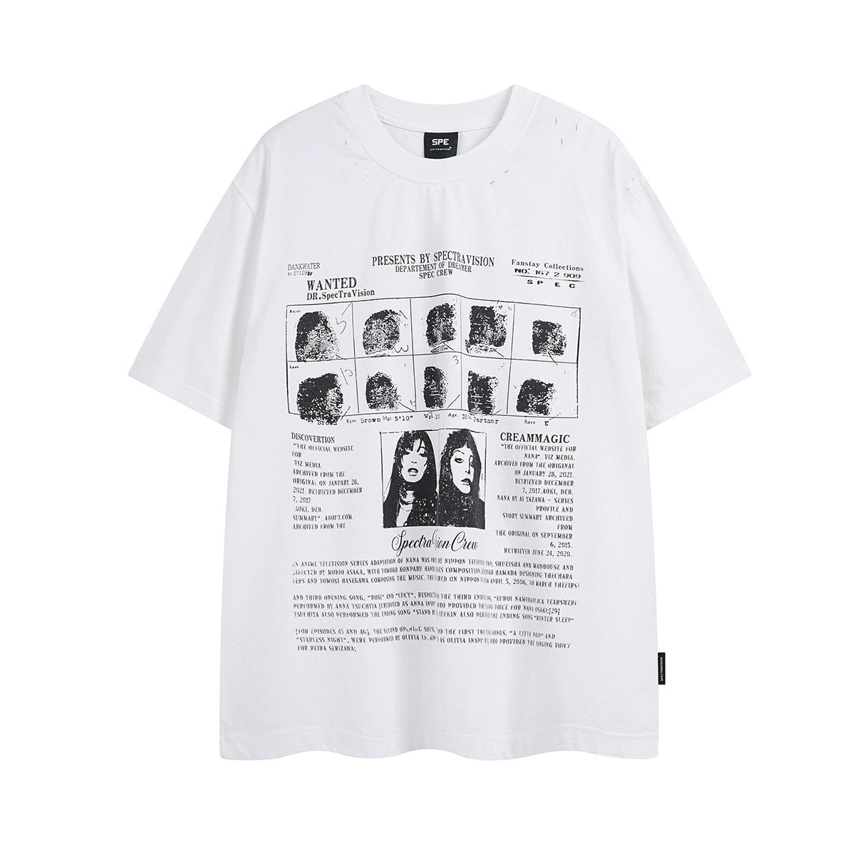 "Wanted" Fingerprint Tee