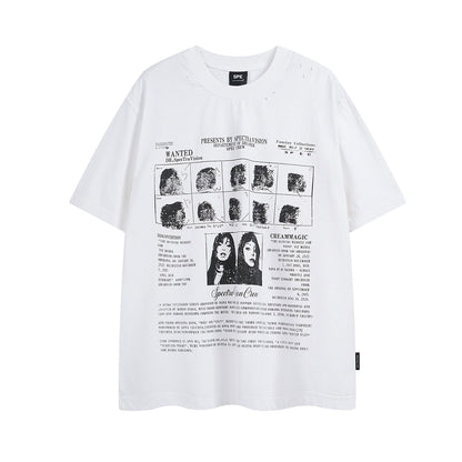 "Wanted" Fingerprint Tee