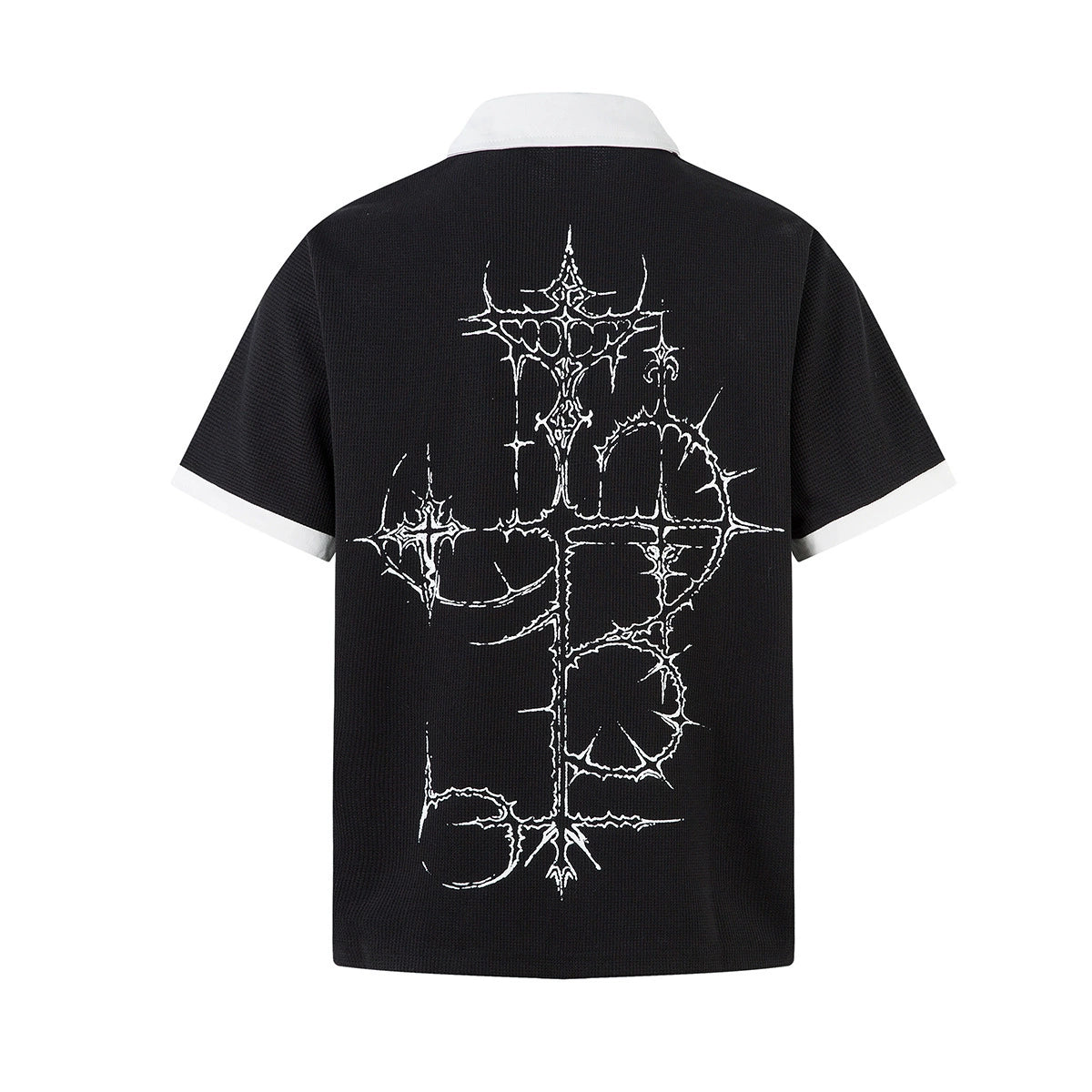 Thorned Cross Contrast Polo