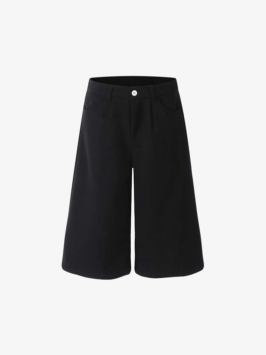 Urban Cotton Cropped Denim Shorts