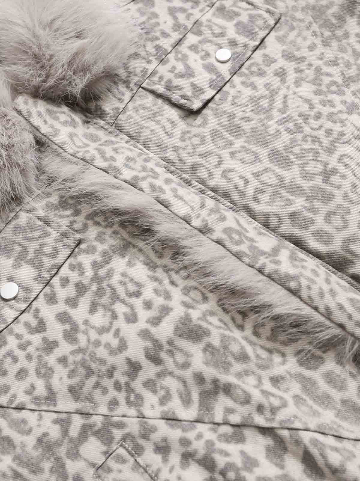 Leopard Fleece Jacket