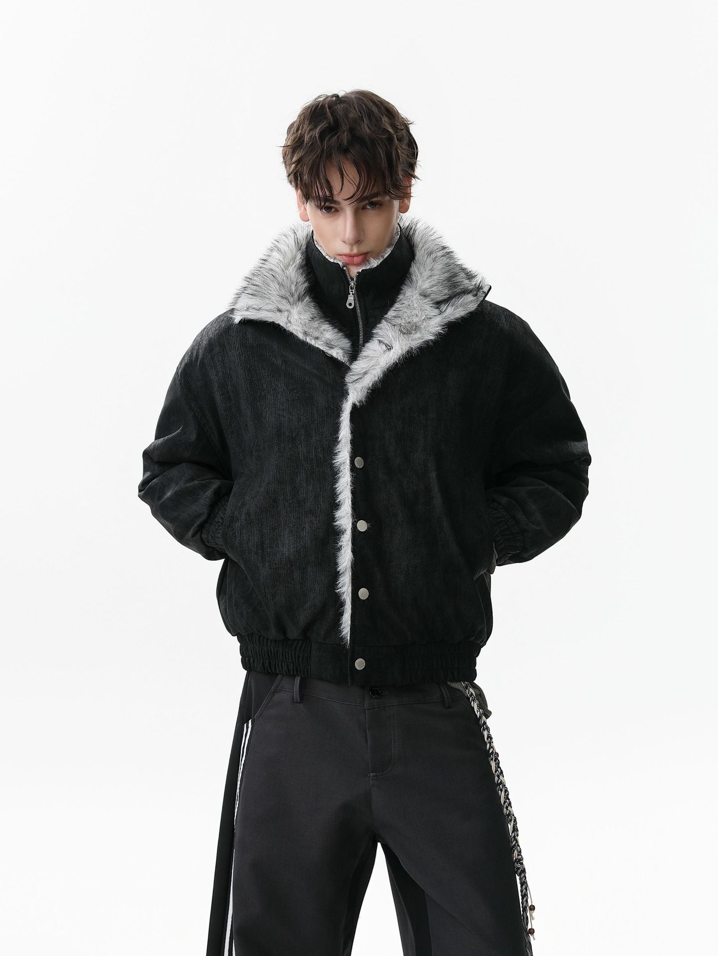 Two-Tone Fleece Jacket