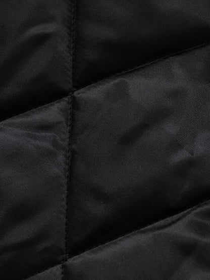 Oblique Zip Quilted Jacket