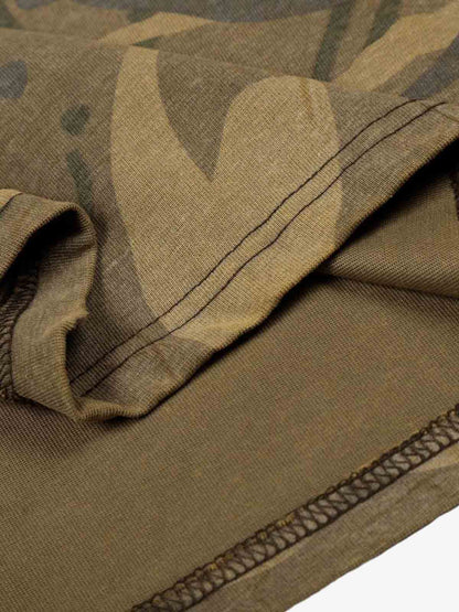 Camo Graphic Long Sleeve T-Shirt with Number 8 Design