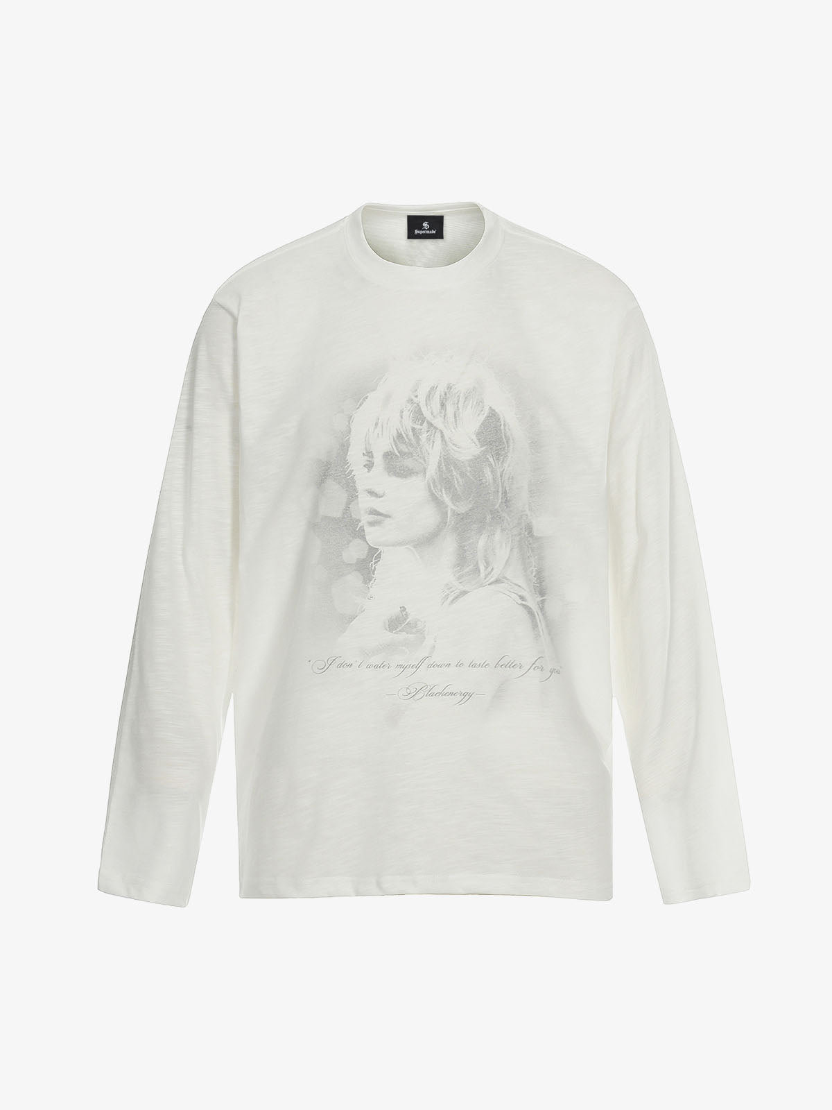 Retro Portrait Design Long Sleeve Tee