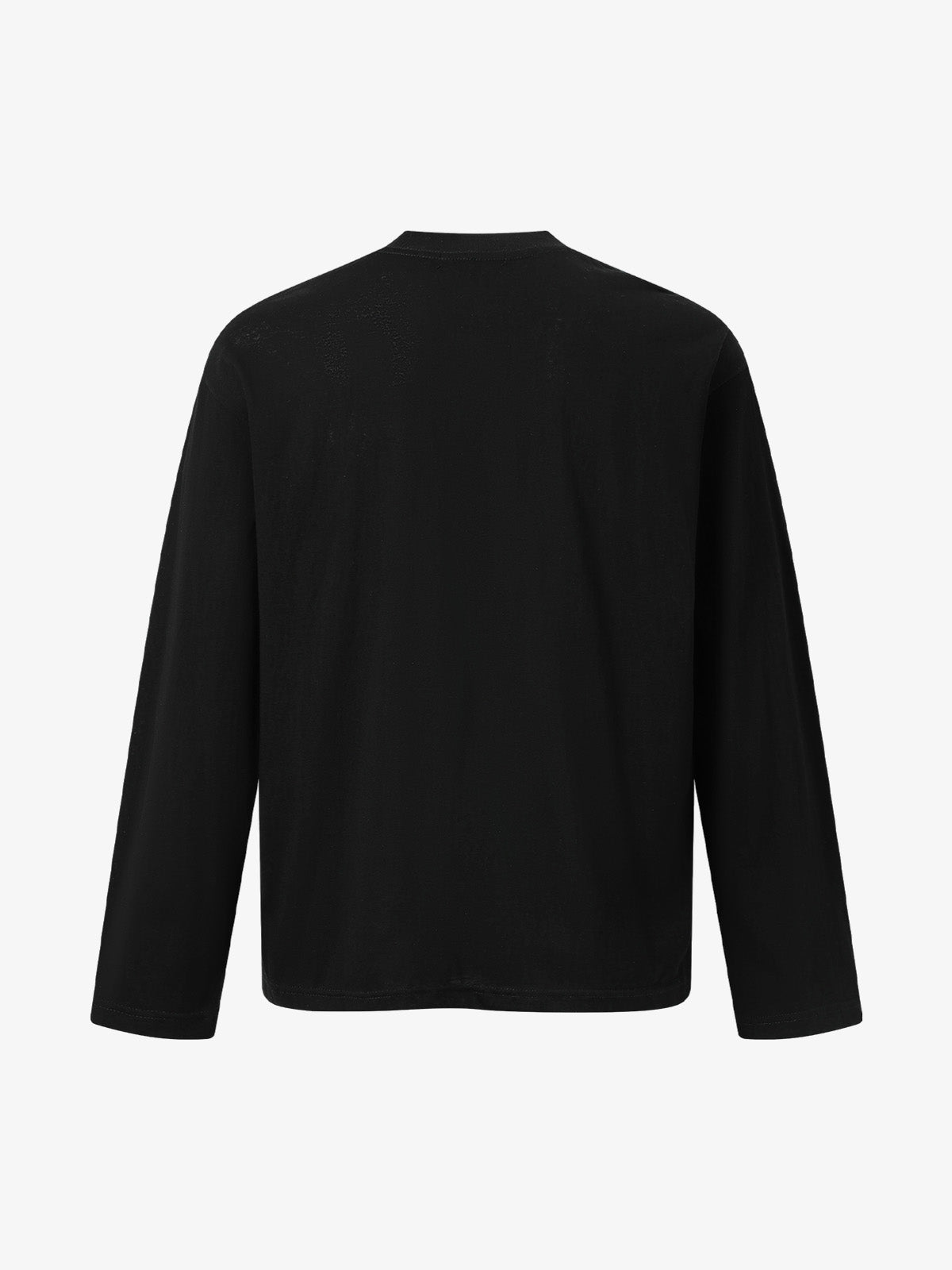 Vintage Star Pattern Long-Sleeve Tee