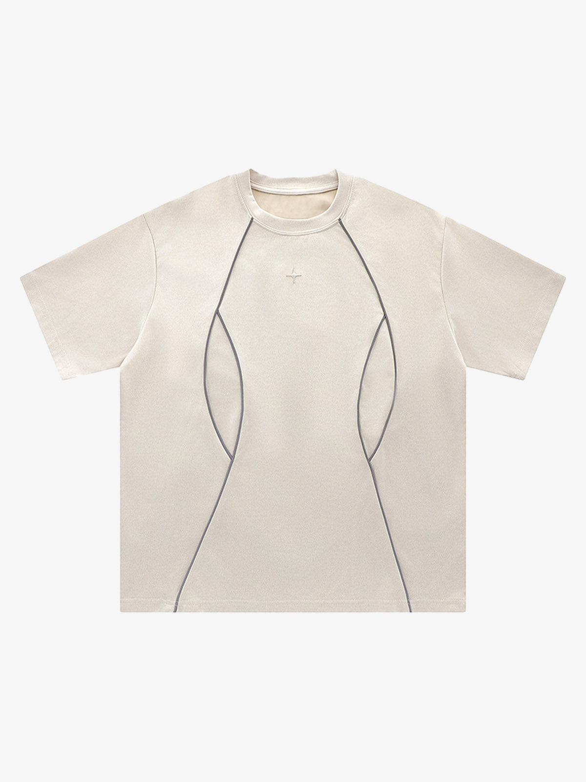 Deconstructed Split Short Sleeve Tee