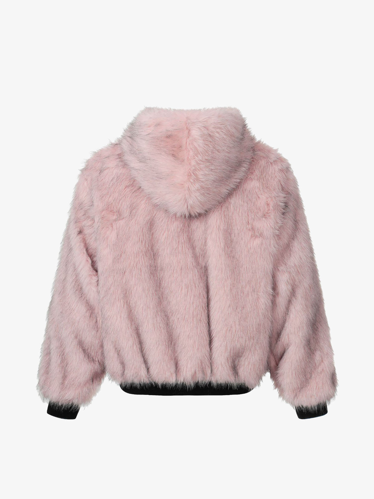 Reversible Hooded Jacket with Street Fur