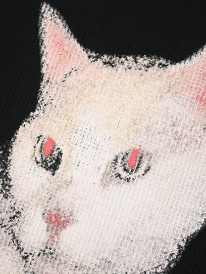 Retro Cat Design Tee