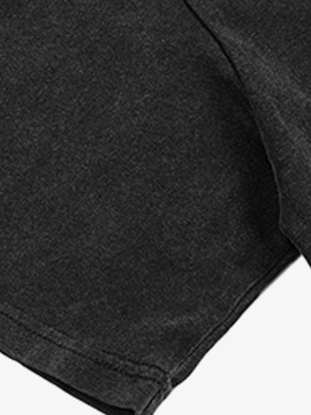 Distressed Graphic Tee with Washed Finish