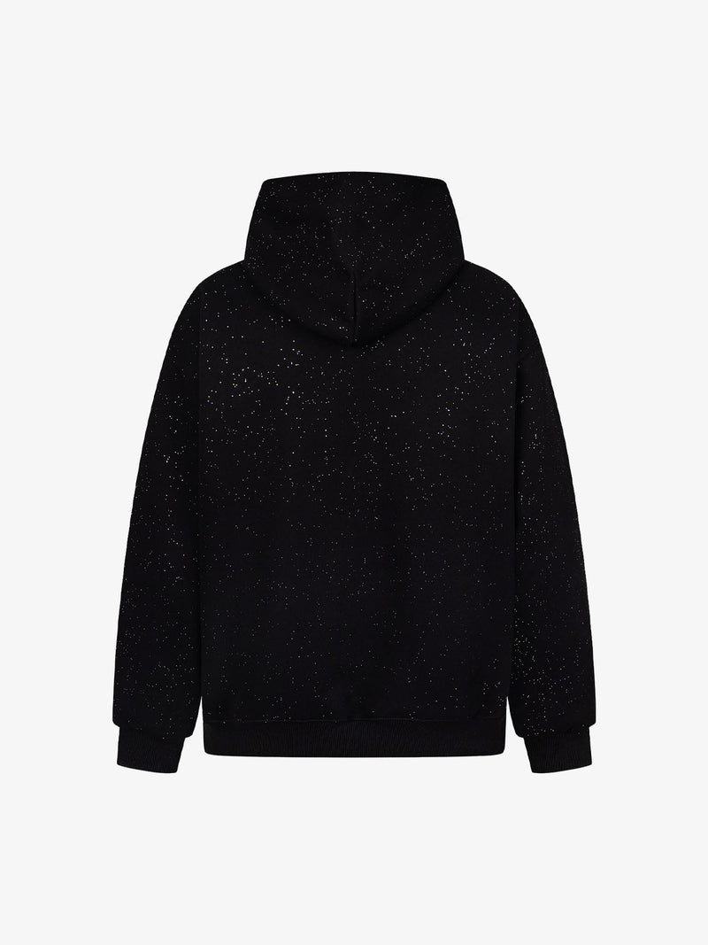 Simple Letter Print Sparking Loose Hoodie