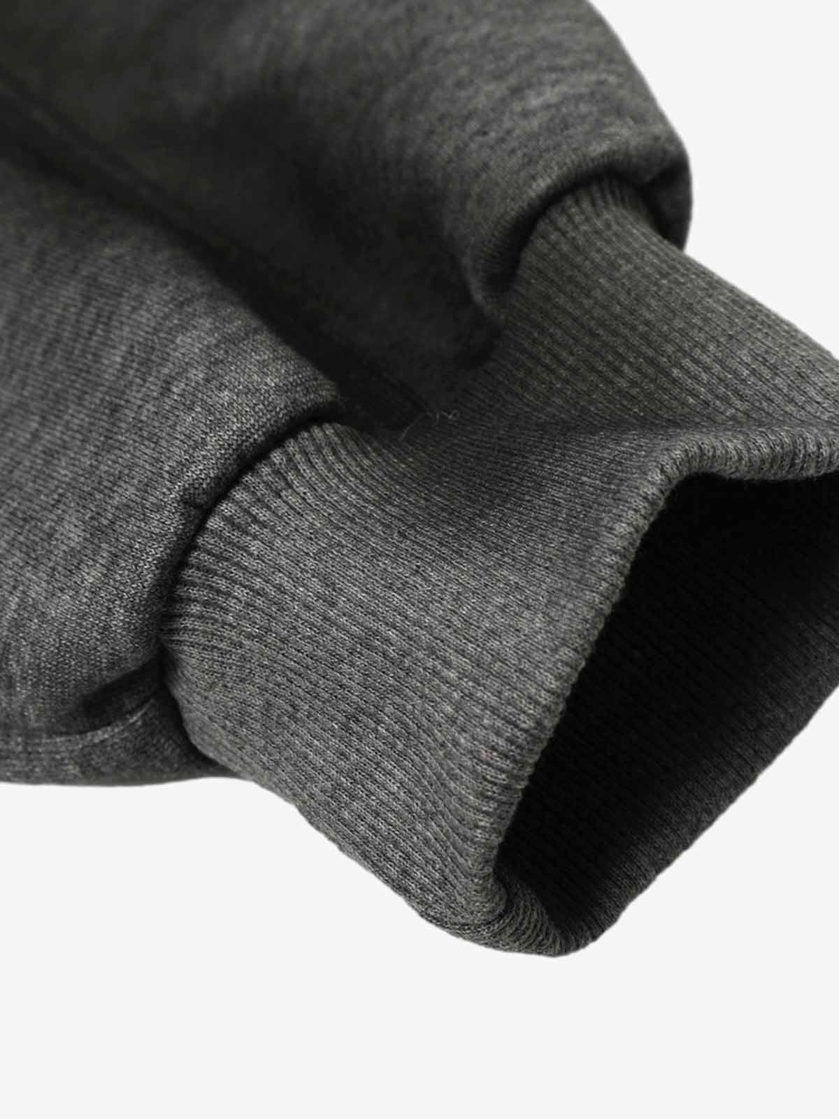 Distressed Studded Gradient Zip Up Hoodie