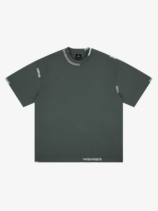 Simple Exposed Stitch T-Shirt