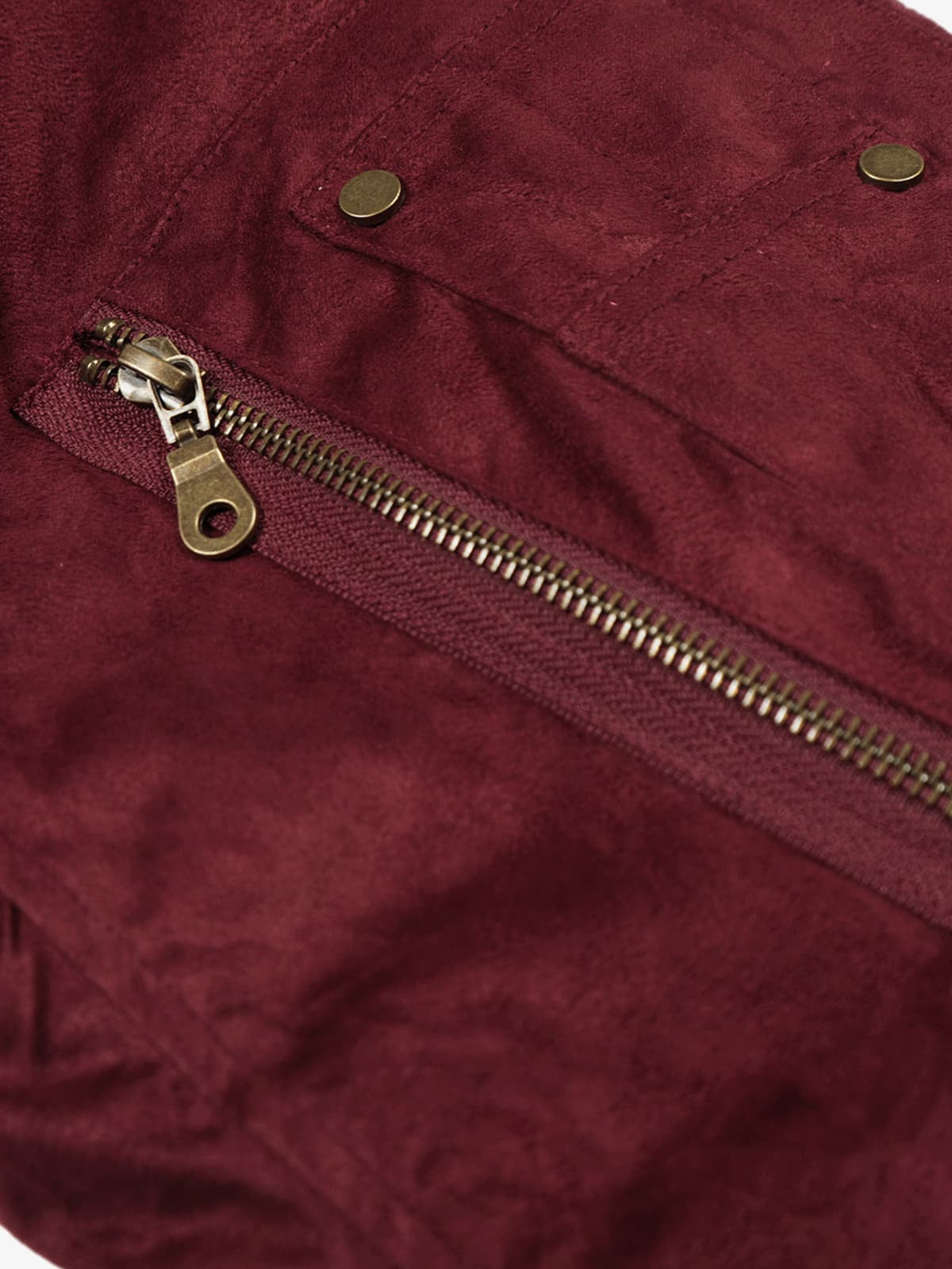 Vintage Suede Bomber